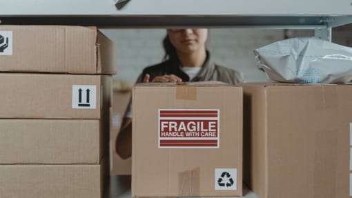 preparing fragile items for self storage