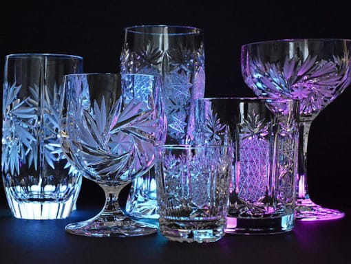 crystal glasses